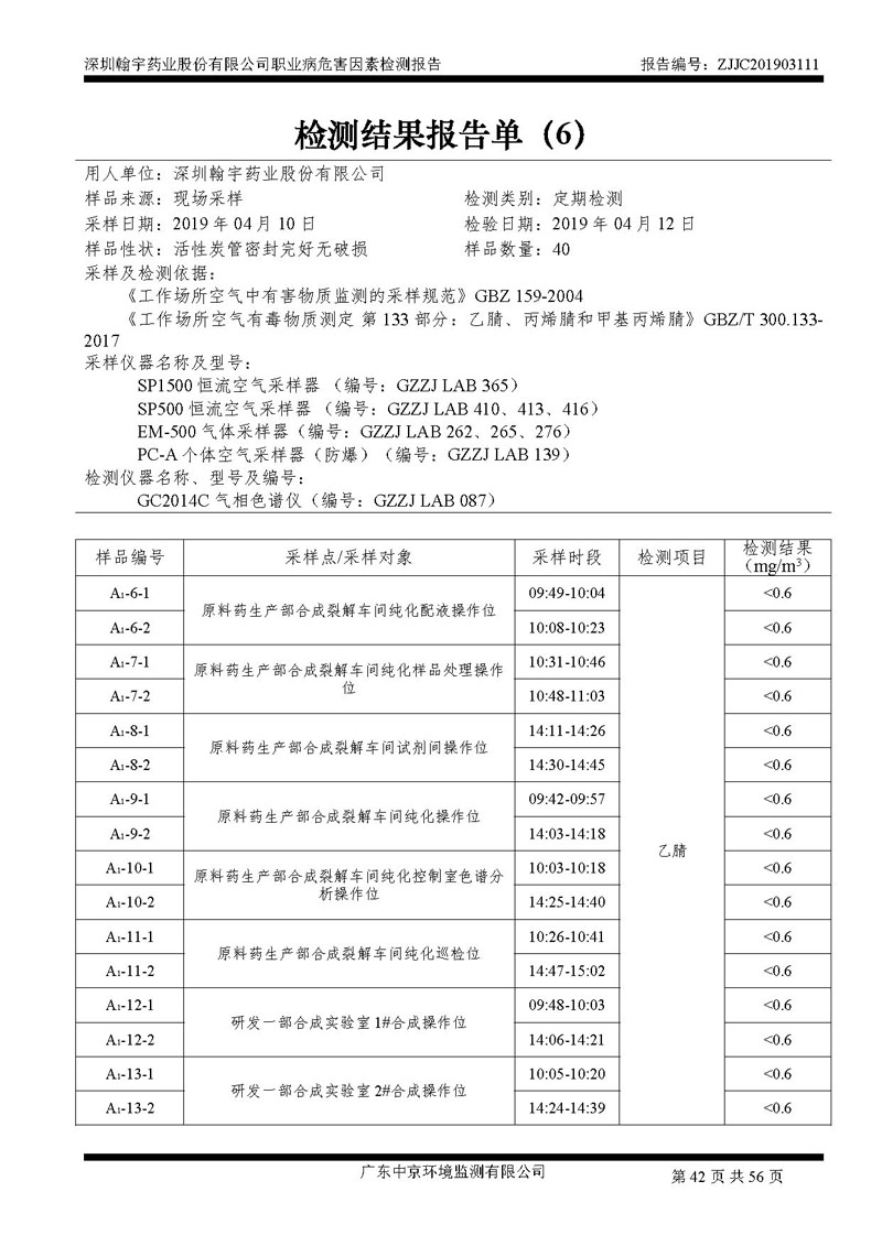 _深圳翰宇药业股份有限公司南山定期检测报告_页面_42