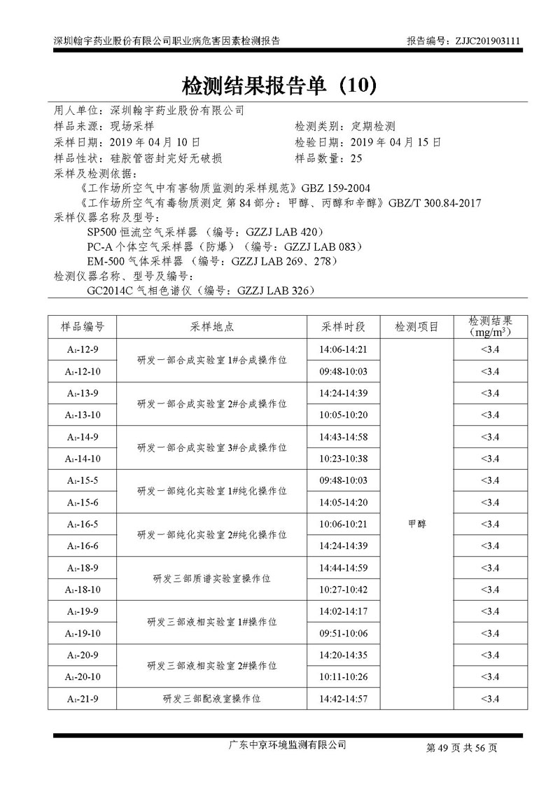 _深圳翰宇药业股份有限公司南山定期检测报告_页面_49