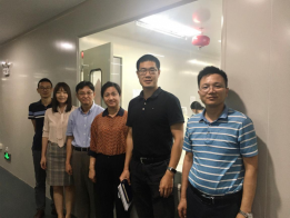 翰宇药业总裁余品香一行造访清华大学深圳国际研究生院830